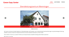 Desktop Screenshot of canoncopycenter.de