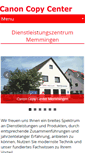 Mobile Screenshot of canoncopycenter.de