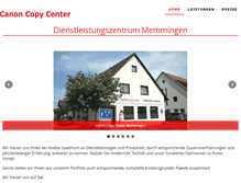Tablet Screenshot of canoncopycenter.de